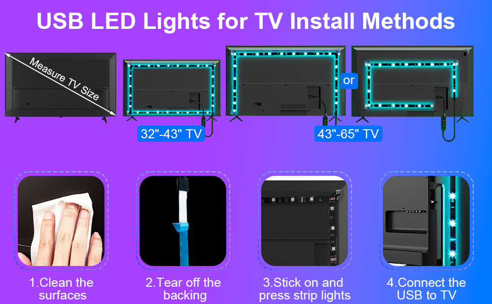 led lights for tv