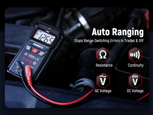 Auto ranging multi meter