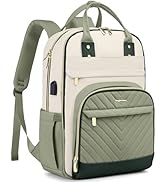 Laptop Backpack for Women Work Bag - 15.6 inch Travel Backpack with USB Charger College Bookbag W...