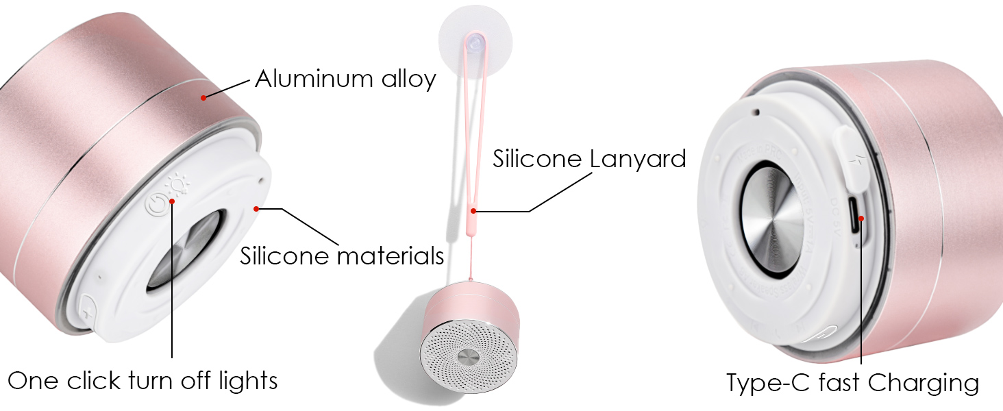 bluetooth speaker with lanyard