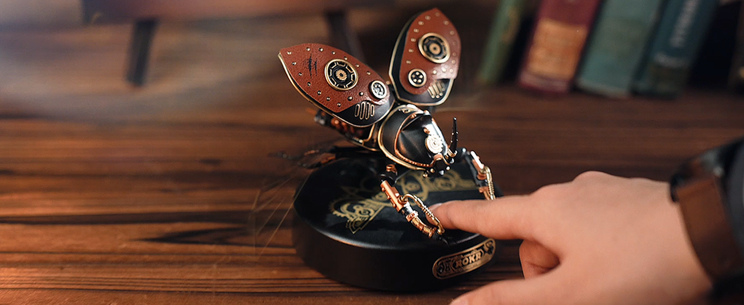 ROKR 3D metal model kits insect 3d puzzle for adults mi01
