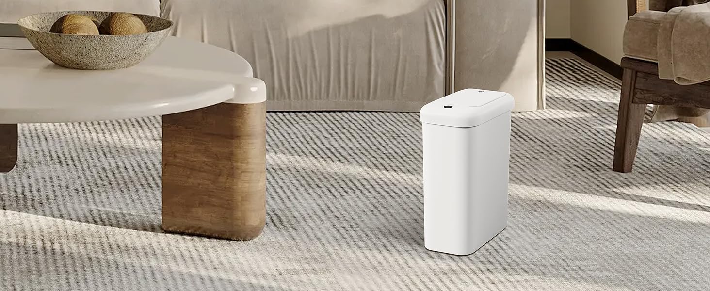 touchless trash can for living room