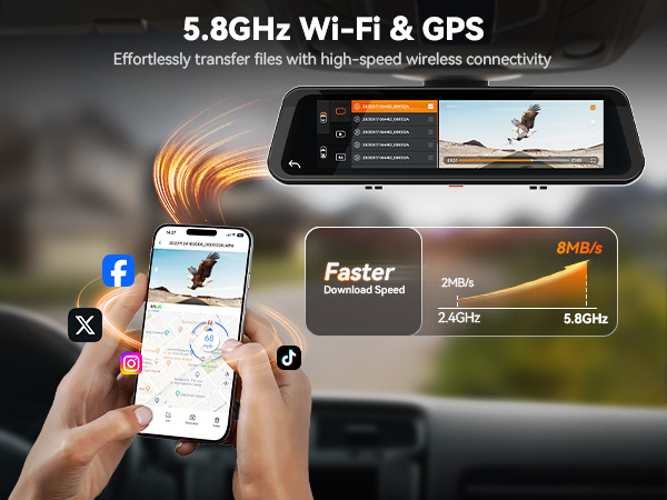 smart rear view mirror