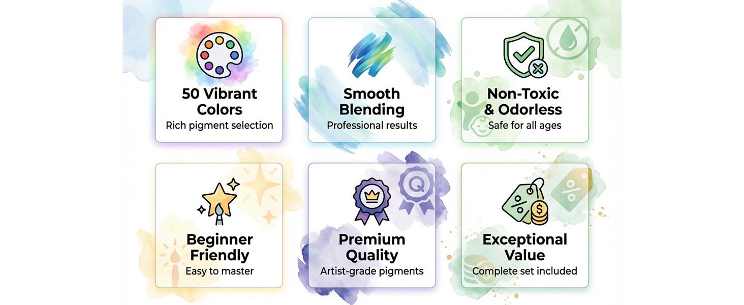 advantages of 50 colors