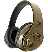 50th Anniversary of Hip Hop Over Ear Headphones, Overear Wireless Bluetooth 5.1 w Microphone, Lig...