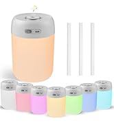 BAMCOO Portable Mini Humidifier, 650ml Small Cool Mist Humidifier