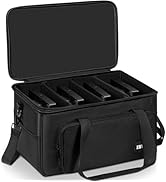 IBVIVIC 4 Par Light Bag Padded Storage Gig Case Bag for Par Lighting Fixtures Stage Lights Storage
