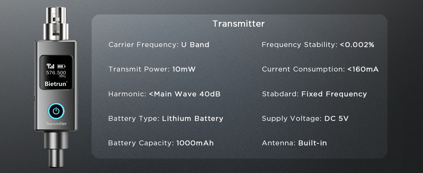 XLR Microphone wireless microphone audio transmitter and receiver wireless microphones systems