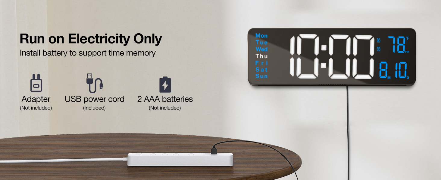 led clock