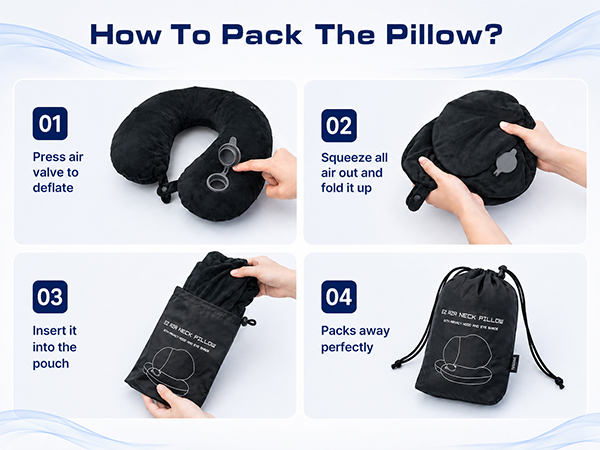 Airplane Neck Support for Car Train Office Sleep