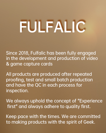 Fulfalic HDMI Capture Card, USB 3.0 1080P 60FPS Video Capture Card with HDMI Loop-Out