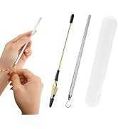 PEOUWNES 2 Pcs Bracelet Helper Tool, Bracelet Helper Tool Hook, Wearing Tool Aid Assistance, Meta...