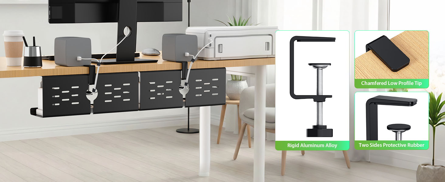 Black Cable Management Tray-7