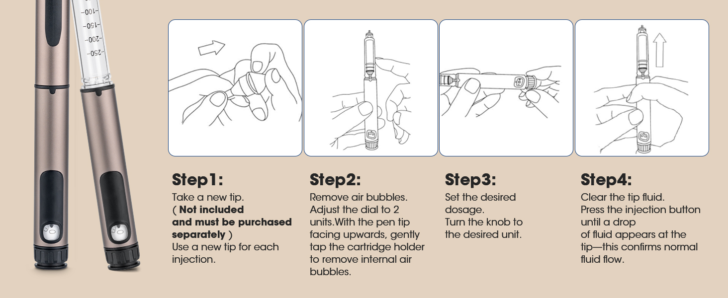 Upgraded 80 Unit Peptide Pen