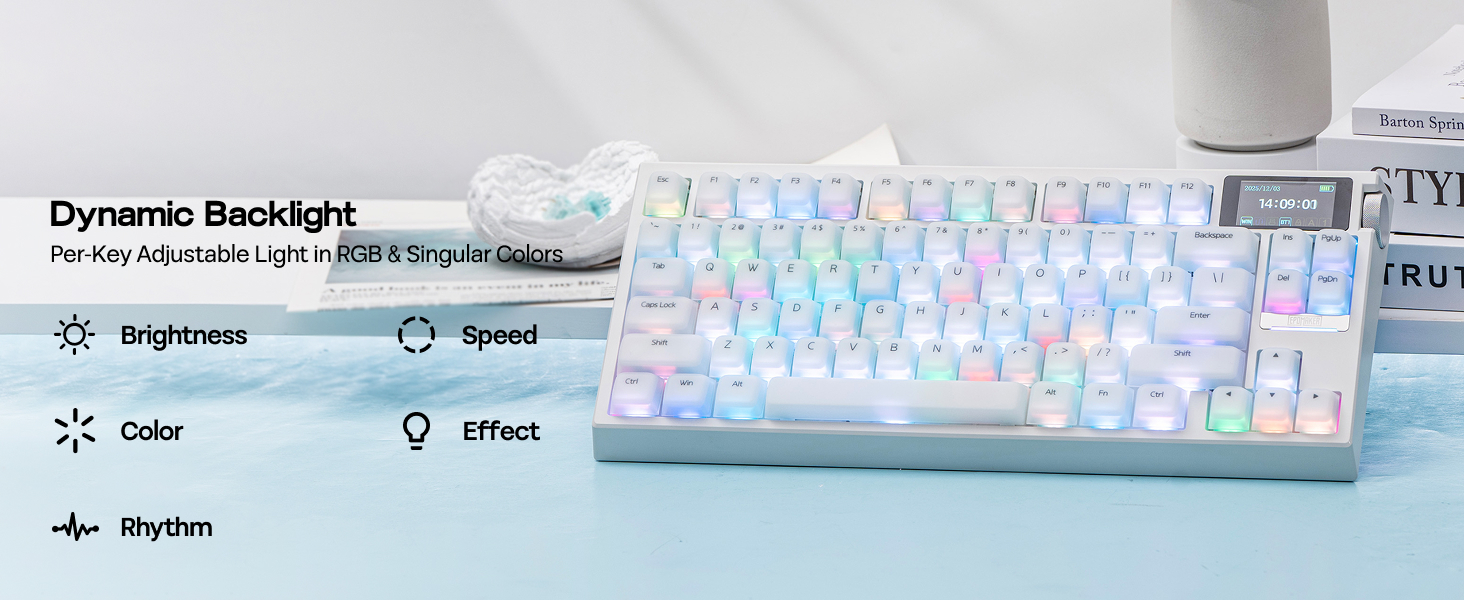 G84 PRO Mechanical Keyboard with Silicone Keycaps
