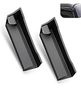 AWGUKA 2 PCS Car Roof Diversion Gutter, Waterproof PVC Soft Rubber Decoration Rainwater Deflector...
