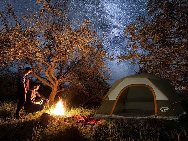 easy set up tents for camping 4 person