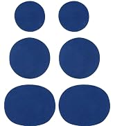 6 Pieces/Pack Blue Shoe Patches Adhesive Shoe Patch Vamp Repair Stickers Sneakers Leather Shoes R...