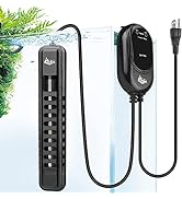 AQQA Submersible Aquarium Heater 100W/200W/300W/500W/800W Quartz Glass Fish Tank Heater with Over...