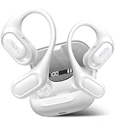 QXUFV Open Ear Headphones, Bluetooth 5.4 Headphones Sports, Premium Sound with HD Mic Wireless Ea...