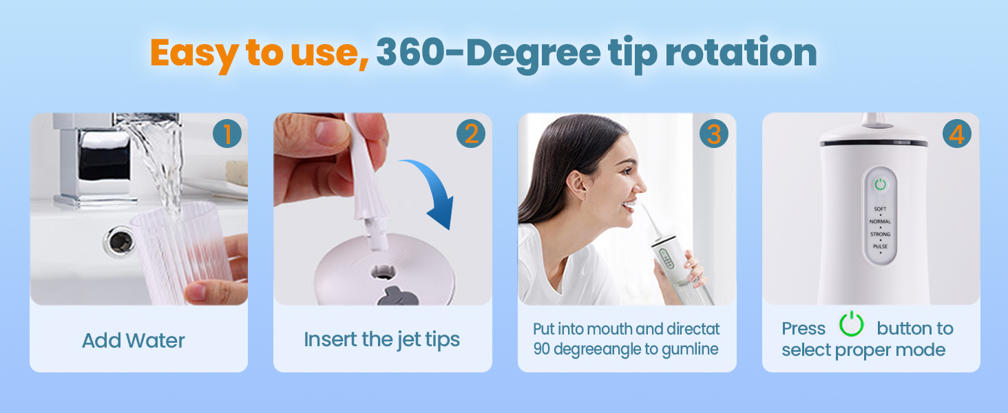 Cordless Dental Oral Irrigator