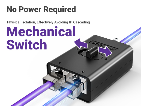 Easy-to-use switch, compact size, and stable signal transmission for a seamless user experience