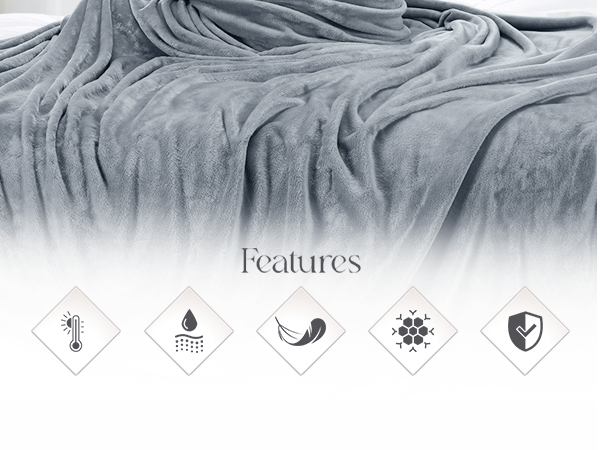 light fleece blanket, queen blanket fleece, utopia fleece blanket, gray fleece blanket