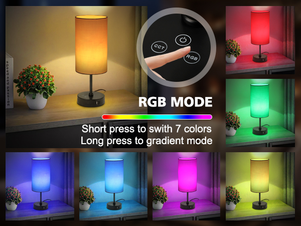 7 colors rgb mode can change different color use the RGB 7 colors mode as ambient light.