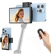 APEKX 5" Vlog Selfie Monitor Screen with Magnetic Clip Mount, Low Latency, Easy Cable Connection,...