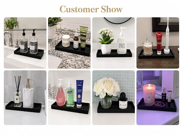 bathroom trays