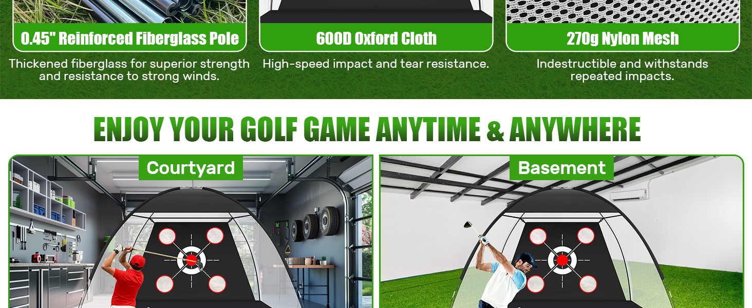 Golf Hitting Aid Nets Chipping Training Swing,Gifts for Men Dad Him and Golfer