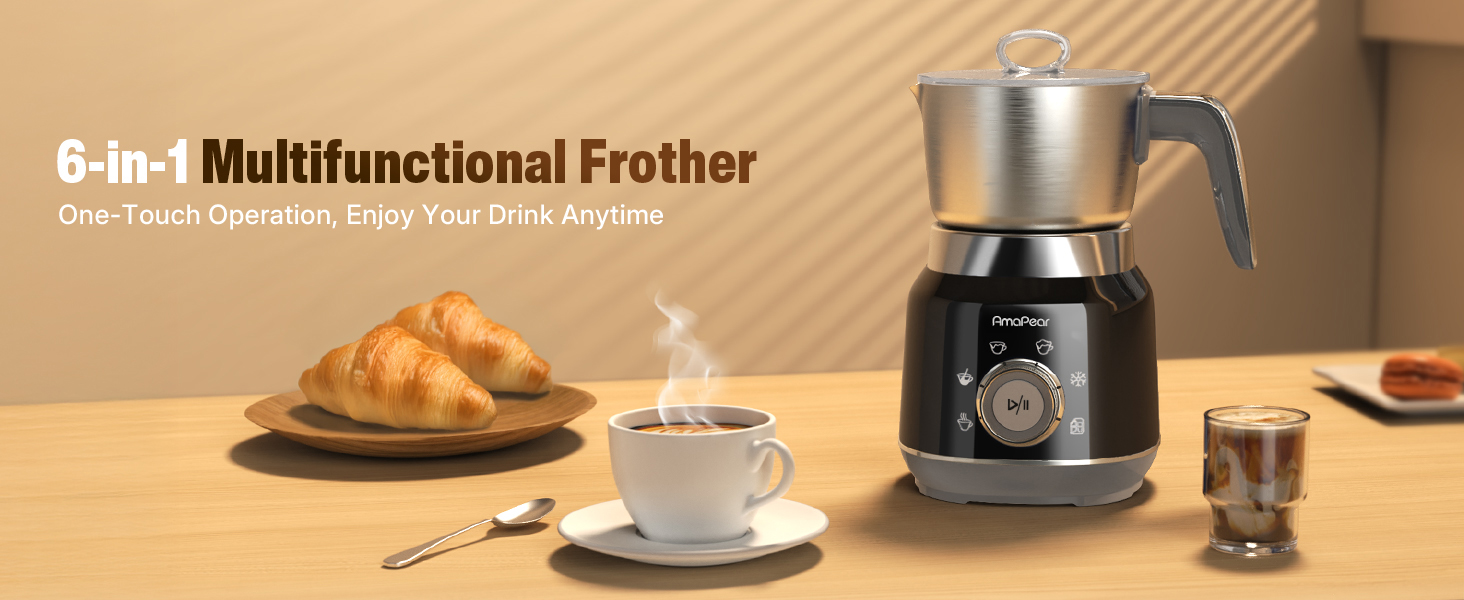 6-in-1 Multifunctional Milk Frother