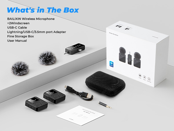 Wireless Microphone for iPhone iPad