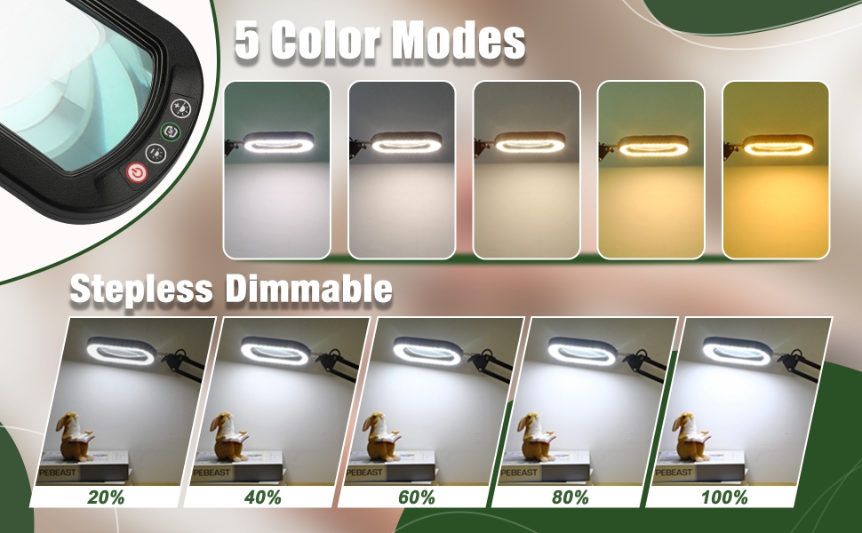lighted magnifying glass