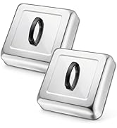 10 Inch Basting Cover Melting Dome(2Pcs), Joyfair Stainless Steel Square Cheese Melt Domes Covers...