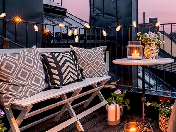Solar Outdoor String Lights
