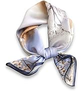 PoeticEHome 100% Pure Mulberry Silk Square Scarf 27