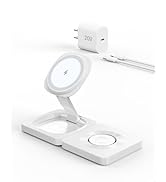 3 in 1 Wireless Charger for Magsafe, Charging Station for iPhone 16, Apple Watch S10, AirPods 4, ...