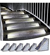 VOLISUN Solar Stair Lights 6 Pack, Solar Step Lights Waterproof IP67, Outdoor Step Light with 13 ...