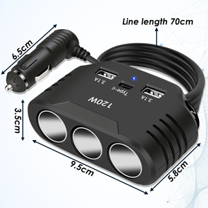Cigarette Lighter Splitter