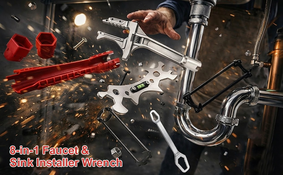 Basin Wrench Set,