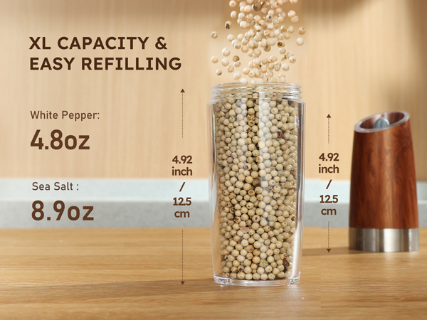 salt and pepper shakers cute electric pepper and salt grinder
