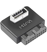 WENZIYAXU USB 3.0 19/20PIN to Type E Kye A 90-Degree Bend Adapter - Expand Your Computer with a U...