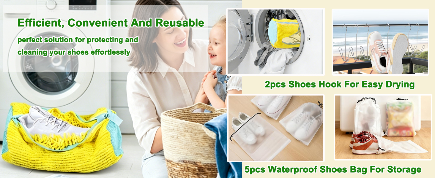 Clear Waterproof Travel Shoe Bags