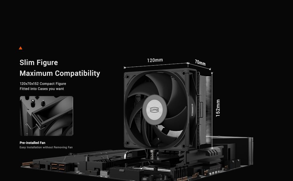 PCCOOLER CPS RT400 BK CPU Cooler