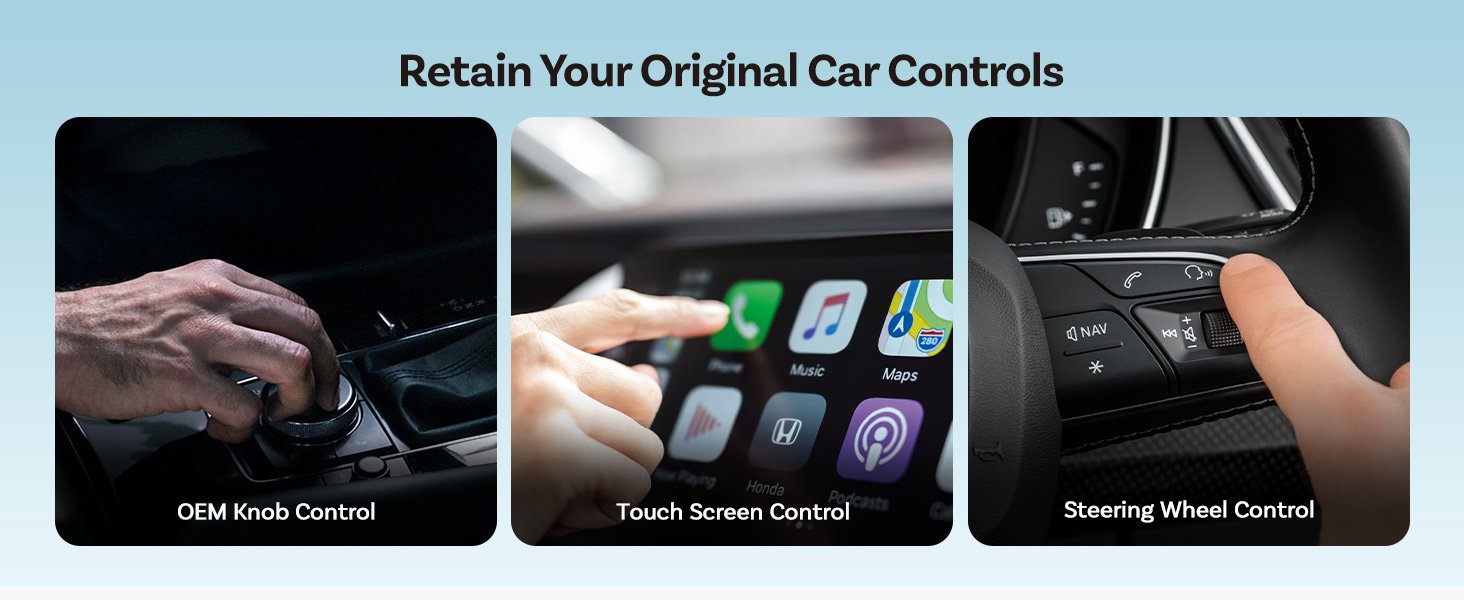 2-in-1 Wireless CarPlay &amp;amp;amp; Android Auto Adapter