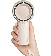 JISULIFE Handheld Portable Turbo Fan [16H Max Cooling Time], 4000mAh USB Rechargeable Personal Ba...