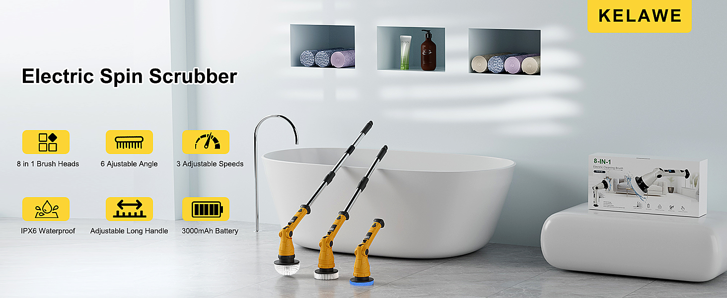 electric bathroom scrubber