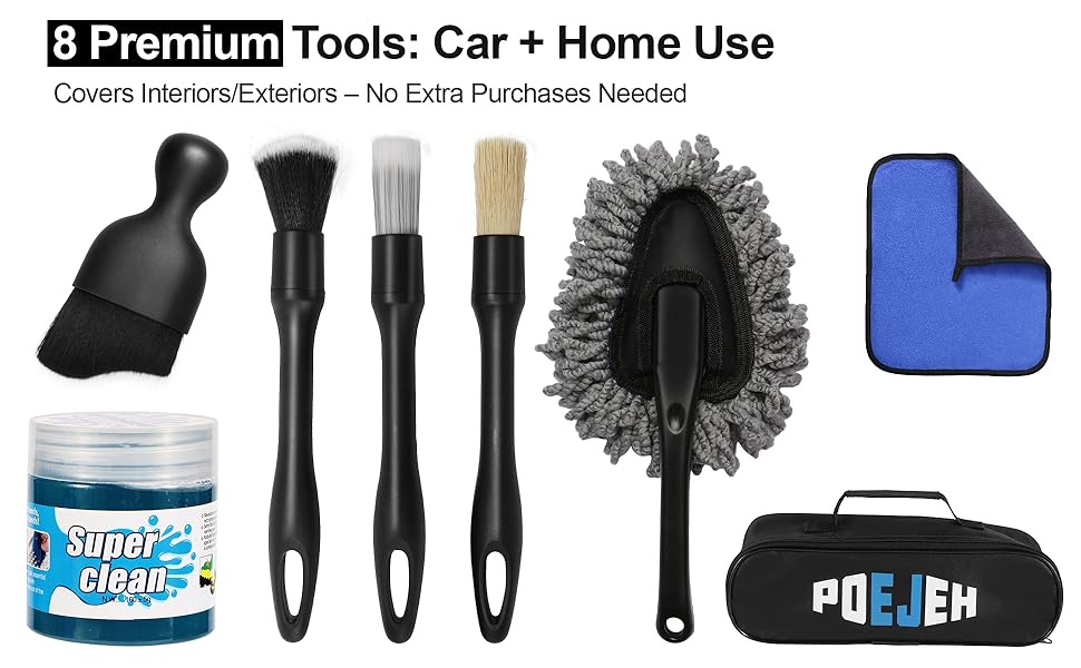 Professional Car Interior Cleaning Kit