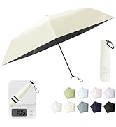 LILAC Mini Compact Travel Umbrella, 3.7Oz Ultralight Carbon Fiber UPF 50+ UV Protection Umbrellas...
